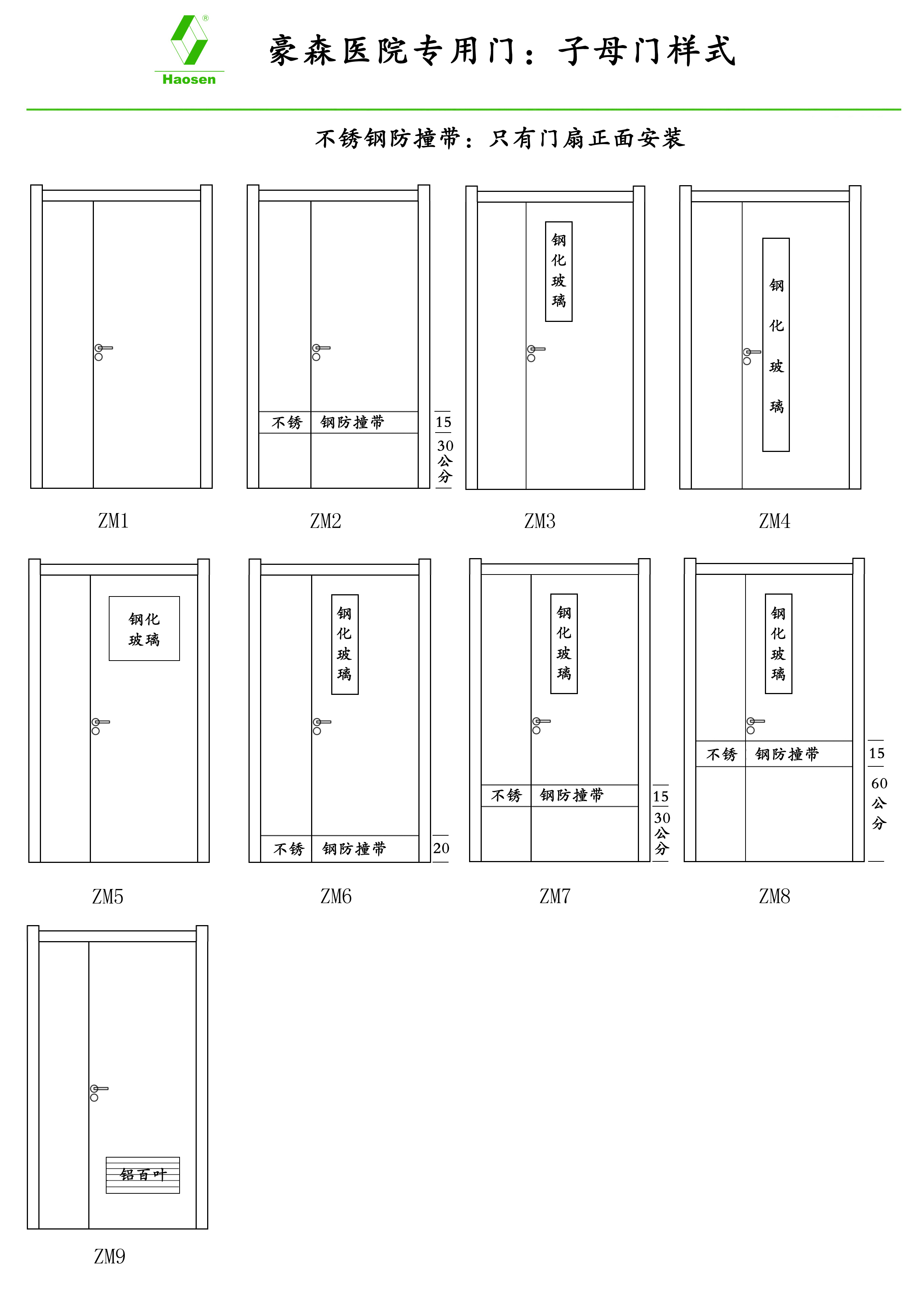 医院专用门